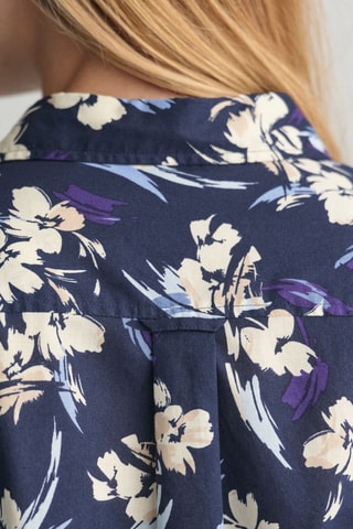 Camisa regular fit - Azul marino