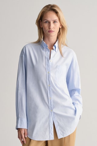 Camisa oversize - Azul claro
