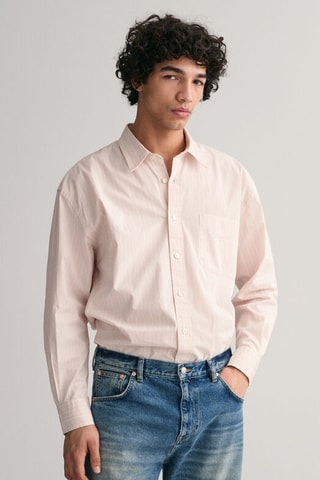 Camisa relaxed - Rosa pastel