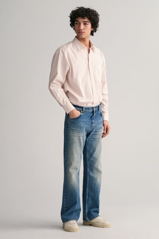 Camisa relaxed - Rosa pastel