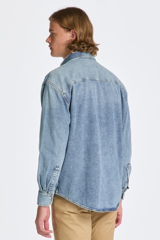 Camisa oversize - Azul claro