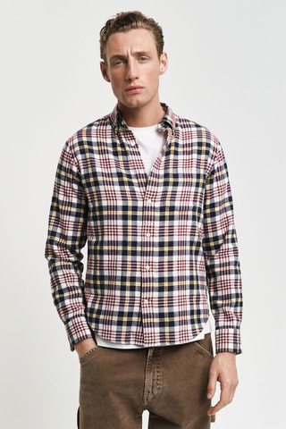 Camisa regular fit - Crema