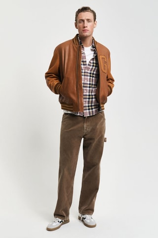Camisa regular fit - Crema