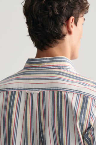 Camisa regular fit de algodón orgánico - Blanco