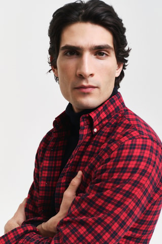 Camisa regular fit - Rojo
