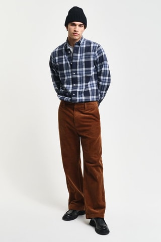 Camisa regular fit - Azul