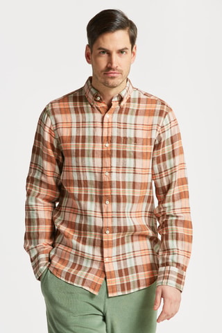 Camisa de lino - Naranja