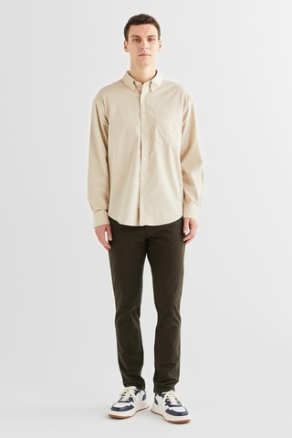 Camisa relaxed - Beige