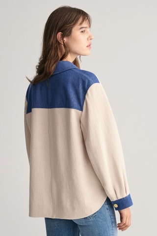 Sobrecamisa relaxed - Beige