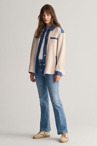 Sobrecamisa relaxed - Beige