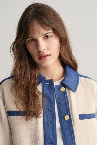 Sobrecamisa relaxed - Beige