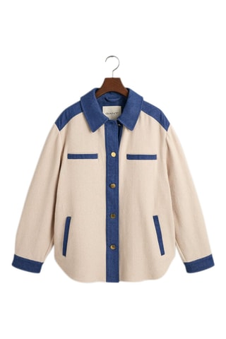 Sobrecamisa relaxed - Beige