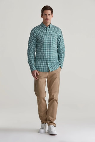 Camisa regular fit - Verde