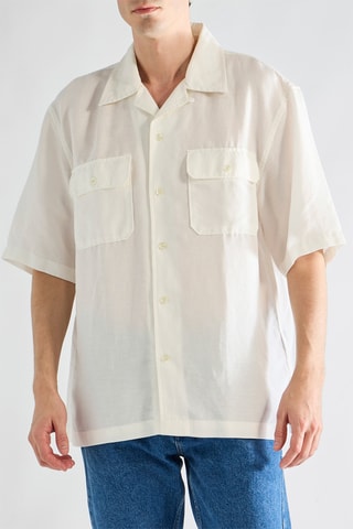 Camisa de lino - Blanco
