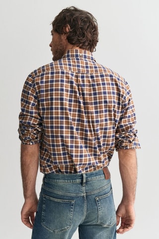 Camisa regular fit - Marrón