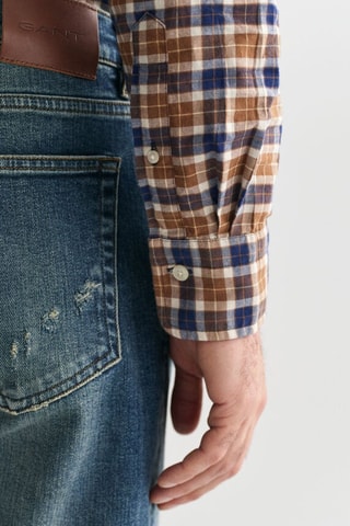 Camisa regular fit - Marrón