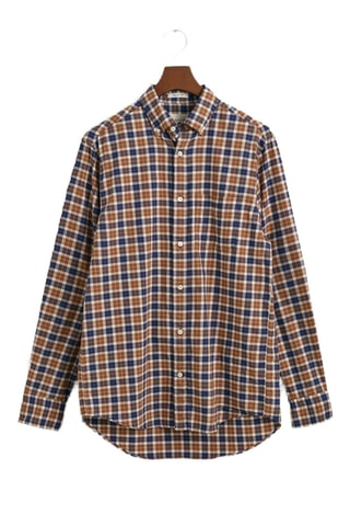 Camisa regular fit - Marrón