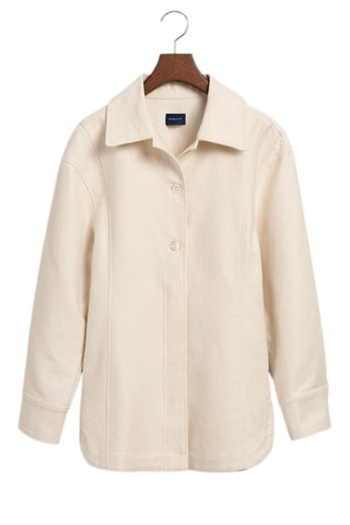 Sobrecamisa regular fit - Crudo