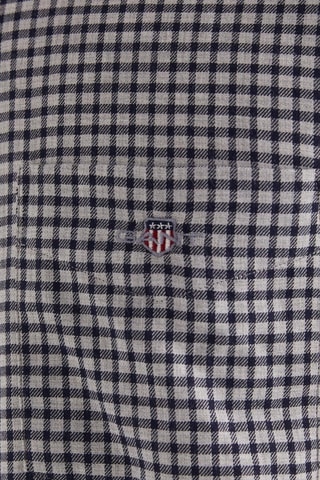 Camisa regular fit - Gris claro y antracita