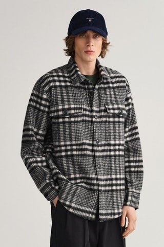 Sobrecamisa de lana - Negro