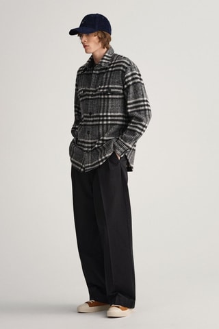 Sobrecamisa de lana - Negro
