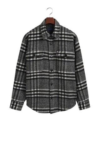 Sobrecamisa de lana - Negro