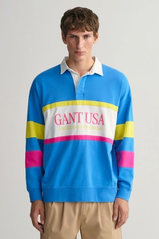 Polo relaxed - Azul