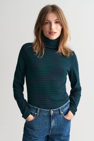 Jersey fino slim fit - Verde
