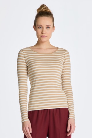 Camiseta slim fit - Beige