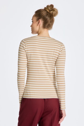 Camiseta slim fit - Beige