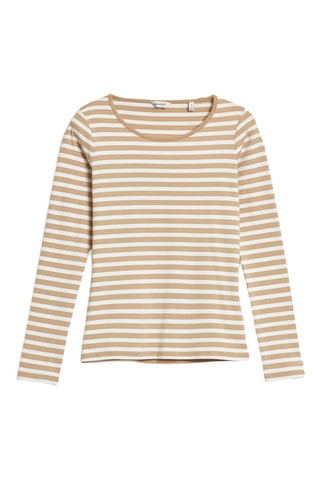Camiseta slim fit - Beige