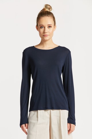 Camiseta slim fit - Azul marino