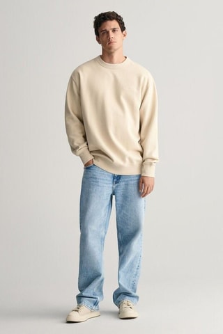 Sudadera de algodón orgánico - Beige