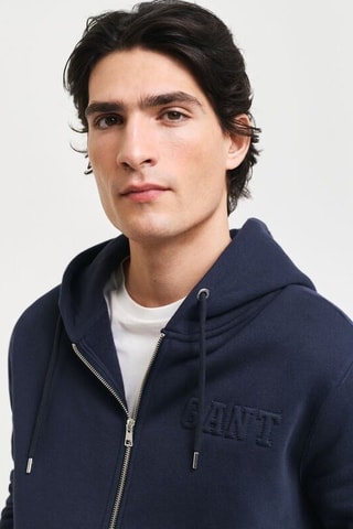 Sudadera con capucha - Azul marino