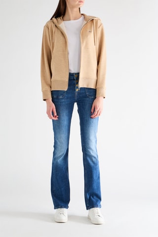Sudadera con capucha - Beige