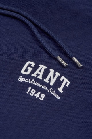 Sudadera relaxed con capucha - Azul marino