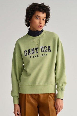Sudadera oversize - Verde claro
