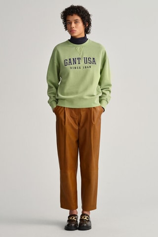 Sudadera oversize - Verde claro