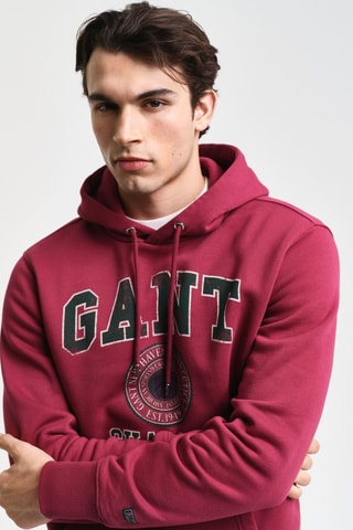 Sudadera con capucha - Rojo