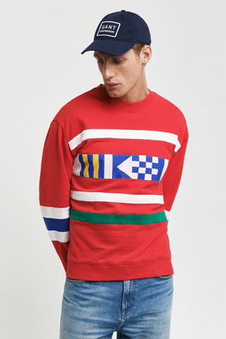 Sudadera oversize - Rojo