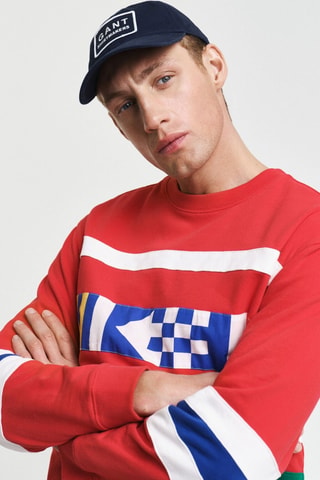 Sudadera oversize - Rojo