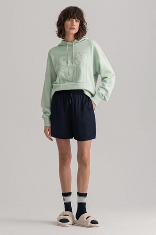 Short de tiro alto - Azul marino