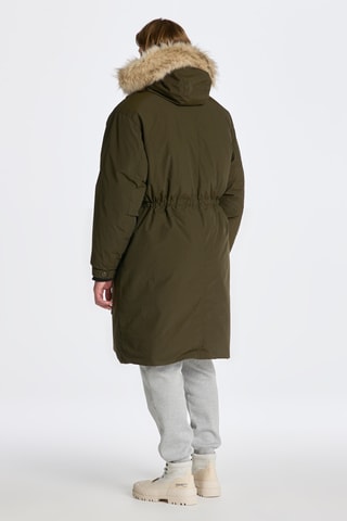 Parka y chaleco oversize - Caqui y beige