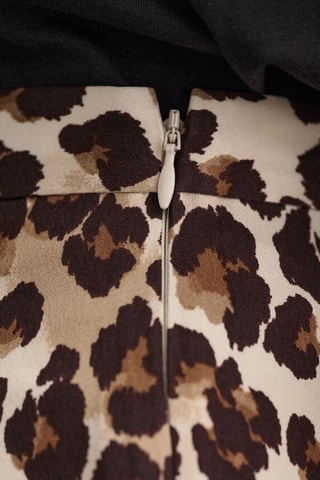 Falda midi - Beige