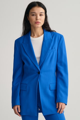Blazer regular fit - Azul vivo