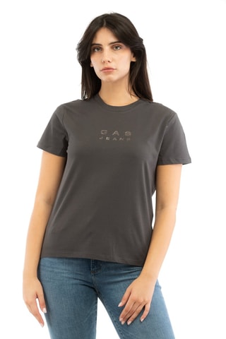 T-shirt slim - Donkergrijs