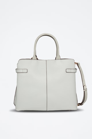 Sac à main en croûte de cuir Vanda - Gris