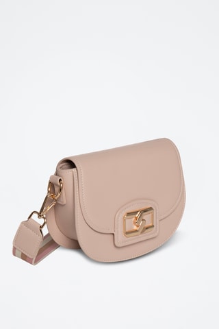 Sac bandoulière en cuir Rosaly - Noir - Nude