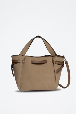 Synthetische Stoffen Handtas Amaia - Beige