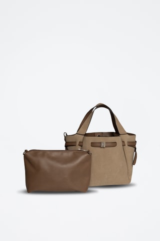 Synthetische Stoffen Handtas Amaia - Beige